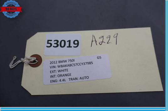 09-15 BMW 740i 740Li 750i Front Left Dashboard Instrument Panel Cap Trim Cover