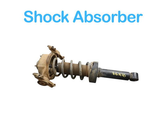 11-17 Volkswagen Touareg VW Rear Left Driver Side Suspension Shock Absorber OEM
