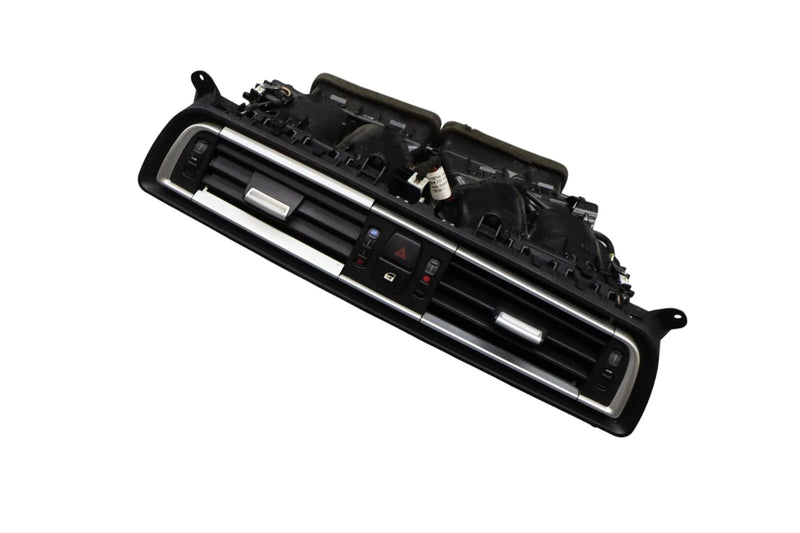 Load image into Gallery viewer, 09-15 BMW 750i 750Li Center Dash A/C Air Vent Grille W/ Hazard Lock Switch Oem
