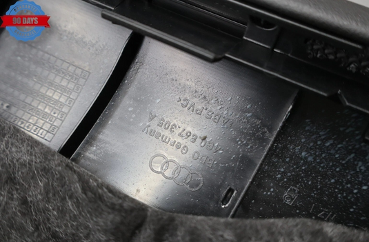 12-18 Audi A6 Quattro Rear Left Driver Side Interior Door Panel Cover Trim Oem