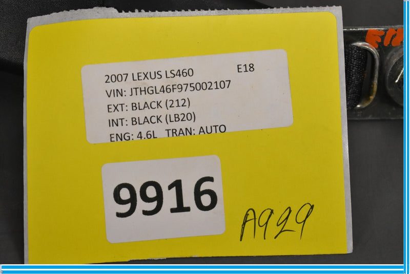 Load image into Gallery viewer, 07-12 Lexus LS460 Rear Right Passenger Side Seat Belt Buckle Oem
