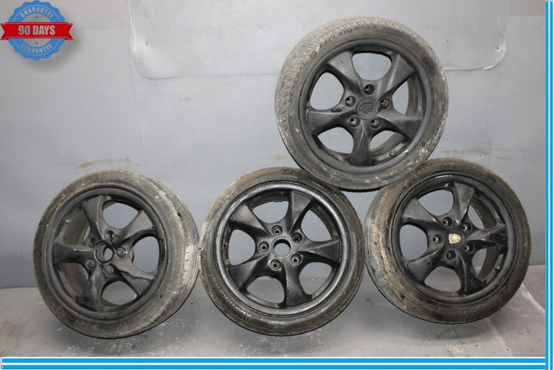 Load image into Gallery viewer, Porsche 986 Boxster Wheels Rims R17 8.5J 98656191103 98636212606 Set of 4 Oem
