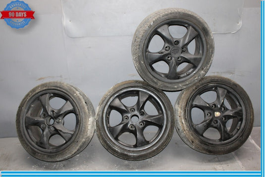 Porsche 986 Boxster Wheels Rims R17 8.5J 98656191103 98636212606 Set of 4 Oem