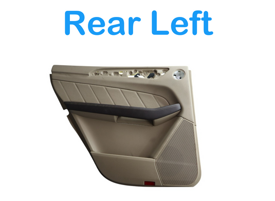 07-19 Mercedes X166 GL450 GL550 Rear Left Side Interior Door Panel Beige Oem