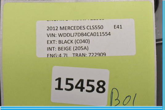 12-14 Mercedes CLS550 W218 Center Console Switch Trim Bezel Cover Oem