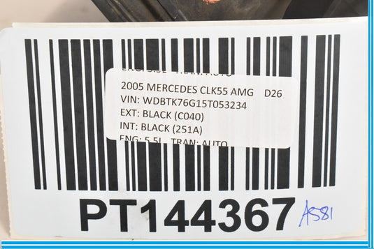 2005 Mercedes W209 CLK350 CLK55 AMG Mass Air Flow Meter Sensor Black Oem