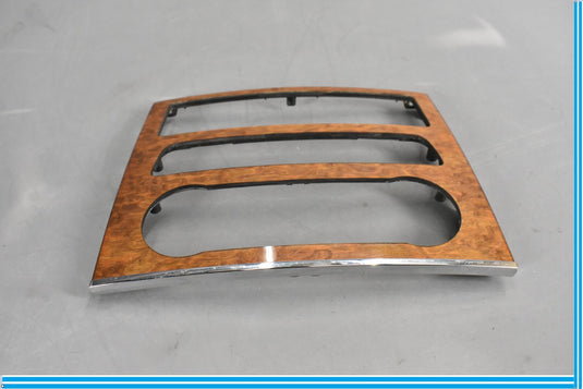 06-12 Mercedes W164 GL450 Front Center Console Control Trim Bezel Wood Oem
