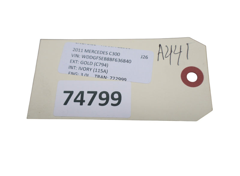 Load image into Gallery viewer, 08-14 Mercedes W204 C250 Front Left Side Exterior Door Handle Keyless Go Oem
