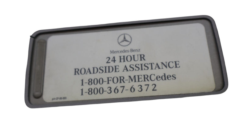 Load image into Gallery viewer, 98-03 Mercedes W208 CLK320 Left Driver Side Sun Visor Sunvisor Shade Cover Oem
