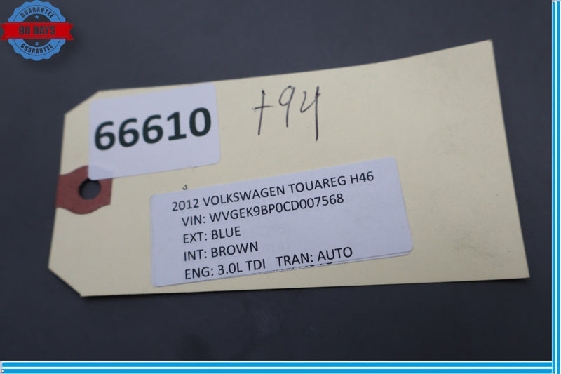 Load image into Gallery viewer, 11-14 Volkswagen VW Touareg Front Left Driver Side Fog Light Cover Blue Oem
