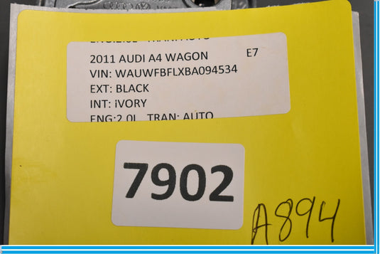 09-22 Audi A4 Wagon Rear Luggage Cargo Tie Down Hook Clamp Oem