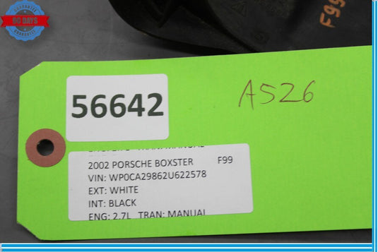 97-04 Porsche 996 Boxster Front Lower Steering Column Cover Panel Black Oem