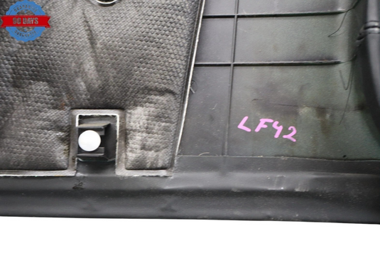 06-12 Bentley Continental Left Side B Pillar Cover Trim Black 3W5819727C Oem