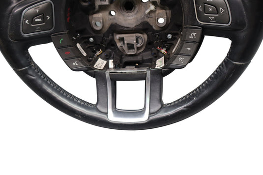 12-19 Range Rover Evoque L538 Steering Wheel w/ Paddle Shifters Black Oem