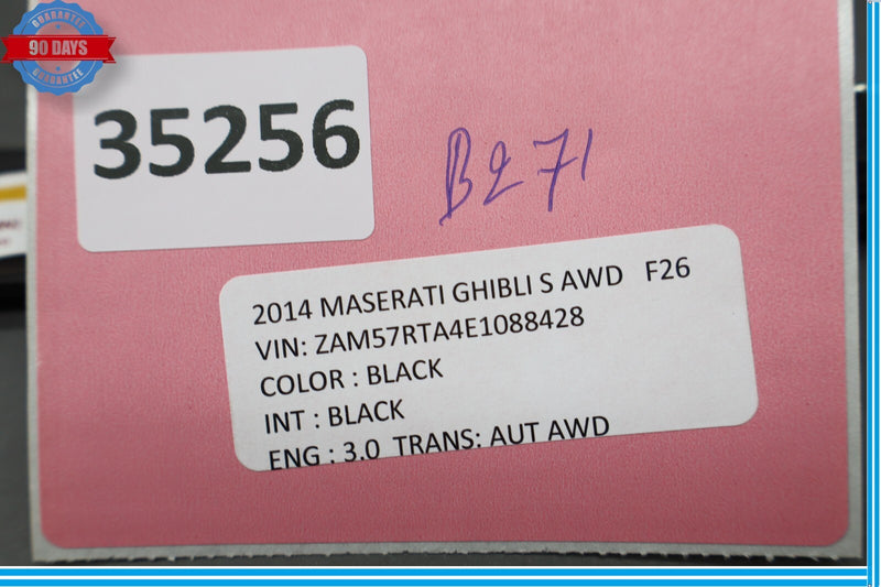 Load image into Gallery viewer, 14-19 Maserati Ghibli S Front Left Driver Side Door Panel Insert Wood Trim Oem
