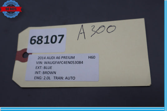 12-18 Audi A6 Quattro Console Back Seat Heater Switch Bezel Trim Panel Oem
