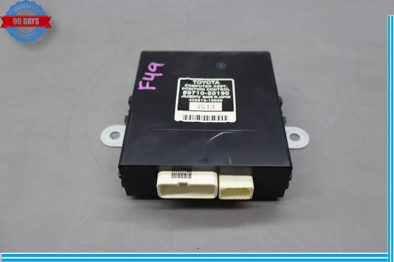 Load image into Gallery viewer, 07-09 Lexus LS460 LS460L Rear Left Seat Mounted Position Control Module Oem

