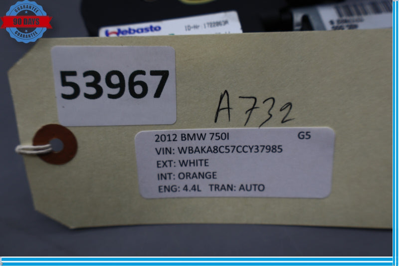 Load image into Gallery viewer, 09-15 BMW 750i 740i Upper Overhead Sunroof Adjustment Motor  Oem
