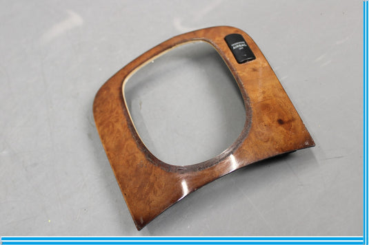 03-06 Mercedes S500 S600 Front Center Console Shifter Bezel Trim Wood Oem