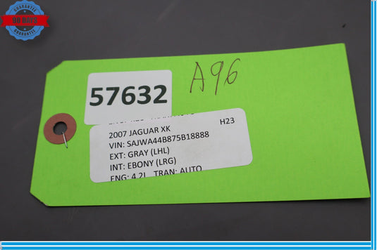 07-15 Jaguar XK XKR X150 Front Left Side Steering Wheel Column Trim Black Oem