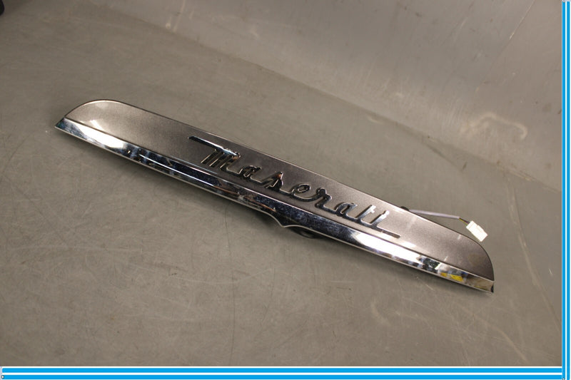 Load image into Gallery viewer, 14-17 Maserati Ghibli Trunk Deck Lid License Light Lamp Molding Cover Oem
