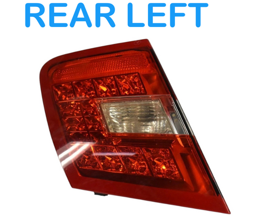 10-13 Mercedes E350 E550 Rear Left Side Inner Tail Light Lamp 2128200764 Oem