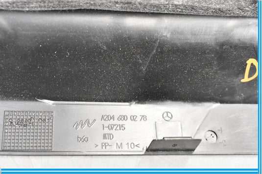 08-14 Mercedes W204 C250 C350 Front Right Dashboard End Cap Trim Cover Oem