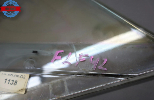 03-10 Bentley Continental GT Front Left Side Door Vent Auto Window Glass Oem