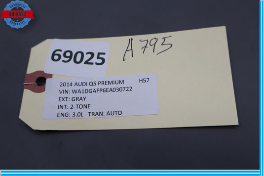 09-17 Audi SQ5 Q5 Rear Right Passenger Side Door Panel Trim 8R0867410 Oem