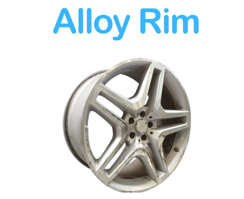Load image into Gallery viewer, 13-14 Mercedes X166 GL450 R21 Front Wheel Alloy Rim Silver 10Jx21H2 21'' Oem
