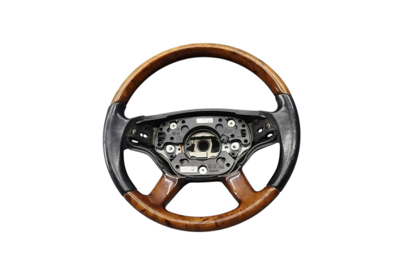 Load image into Gallery viewer, 07-10 Mercedes-Benz S600 CL550 4 Spoke Steering Wheel Black W/ Paddles Wood Oem
