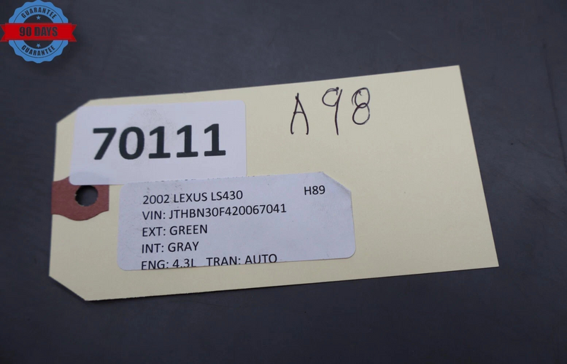 Load image into Gallery viewer, 01-06 Lexus LS430 Front Left Driver Side Fender Plastic Molding 7561250040 OEM
