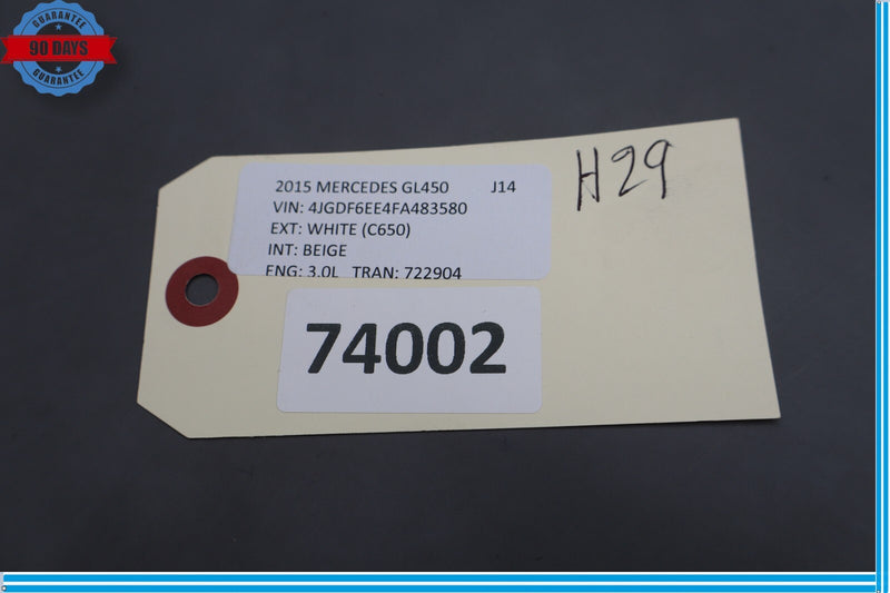 Load image into Gallery viewer, 12-19 Mercedes GL450 GL550 X166 Rear 2nd Row Center Head Rest Headrest Beige Oem
