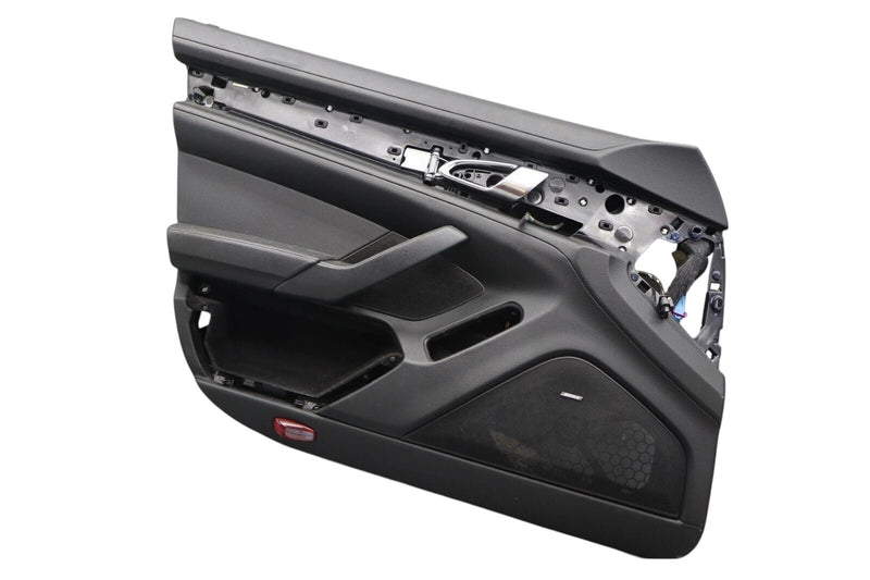 Load image into Gallery viewer, 10-16 Porsche Panamera Front Left Side Interior Door Panel Cover Trim Black Oem
