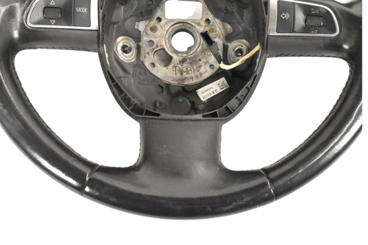 08-10 Audi A8 3 Spoke Steering Wheel Leather w/Switches 4E0419091DB OEM
