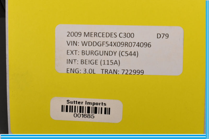 Load image into Gallery viewer, 08-14 Mercedes C300 C350 W204 Rear Left Axle Shaft Halfshaft Oem
