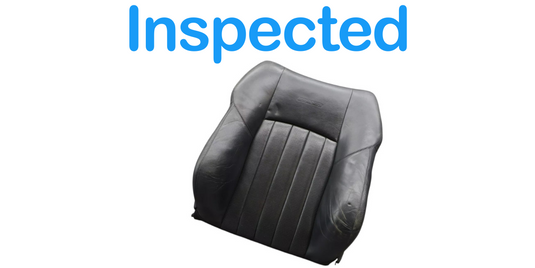 02-04 Mercedes C32 AMG W203 Front Right or Left Top Upper Seat Cushion Black OEM