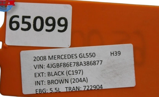 07-12 Mercedes X164 GL550 Front Left Side Fender Panel Cover A1648800106 Oem