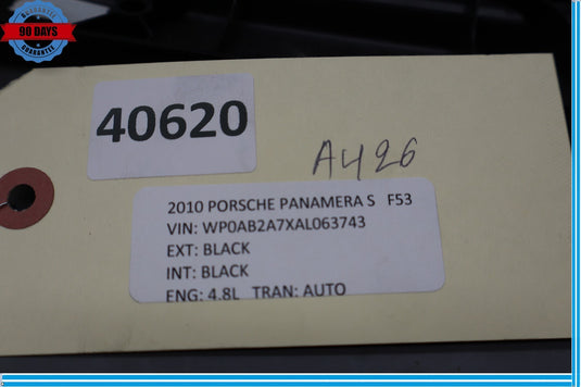 10-16 Porsche Panamera Front Left Side Seat Outer Switch Cover Trim Panel Oem