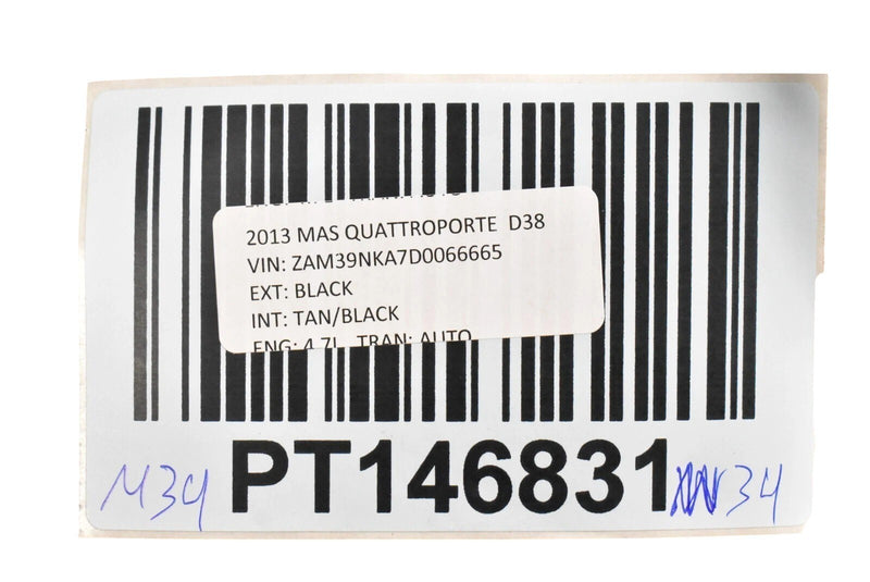 Load image into Gallery viewer, 09-13 Maserati Quattroporte M139 Right Side Rear View Door Mirror Black Oem
