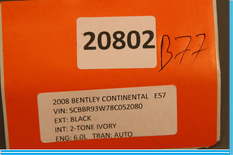 Load image into Gallery viewer, 06-12 Bentley Continental Rear left Mud Flap Body Mud Guard Splash Shield Oem
