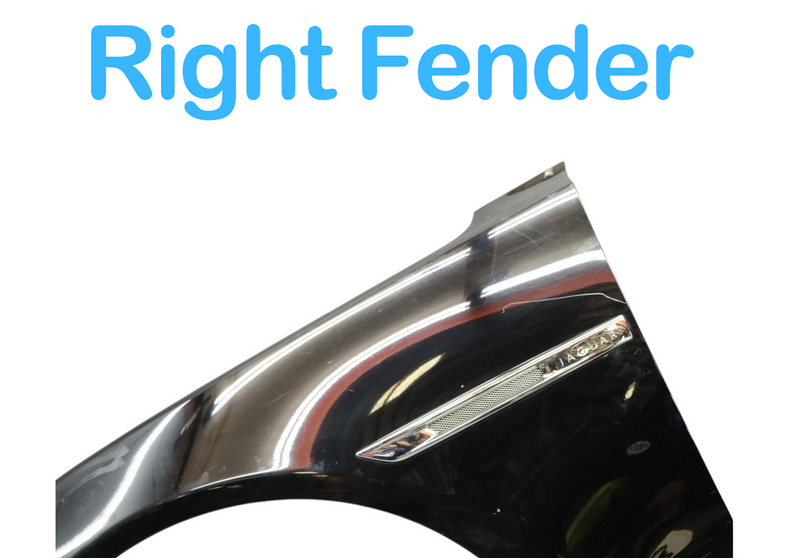 Load image into Gallery viewer, 10-19 Jaguar X351 XJ XJL Front Right Passenger Side Fender Wing Panel Black Oem
