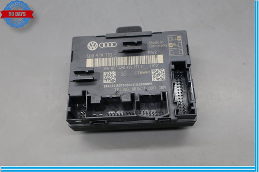 11-12 Audi A8 Quattro S8 Front Right Passenger Side Door Control Module Unit Oem