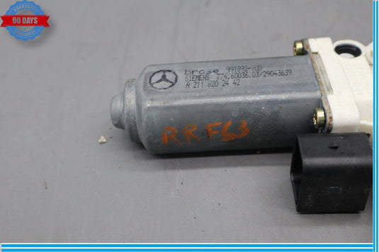 03-09 Mercedes W211 E320 E500 Rear Right Side Window Regulator Motor Oem