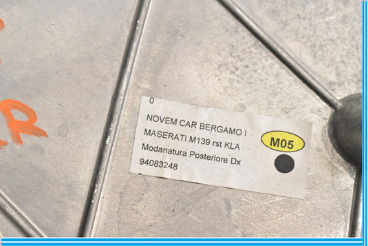 04-13 Maserati Quattroporte M139 Rear Right Door Trim Panel Molding 66940500 Oem