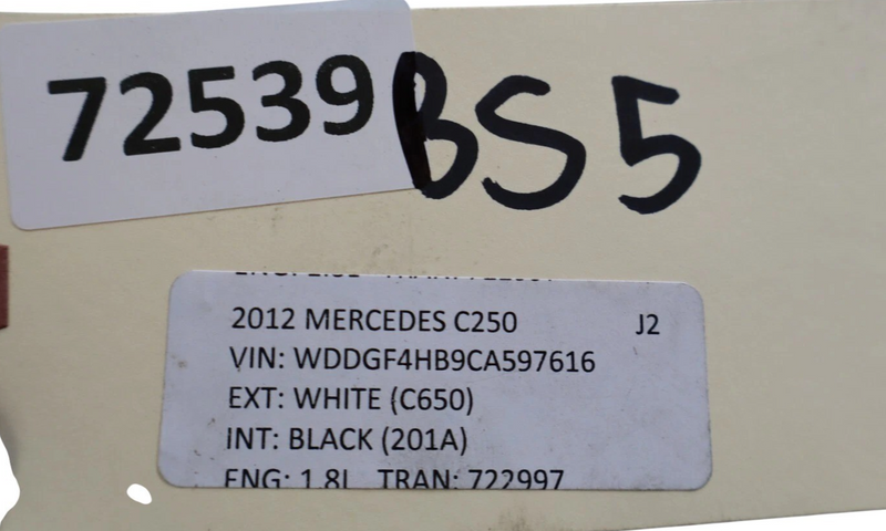 Load image into Gallery viewer, 08-14 Mercedes C250 C300 Rear Bottom Lower Seat Cushion Bench 2049200050 Oem

