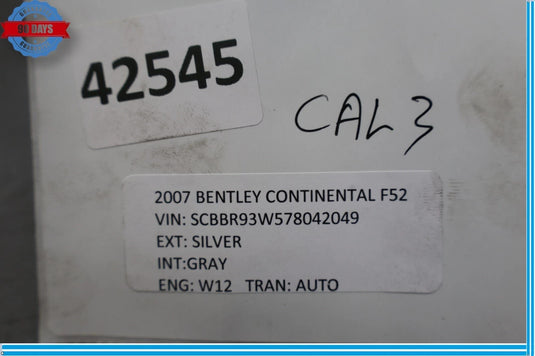 03-13 Bentley Continental GT GTC Front Left & Right Brake Caliper Set OEM