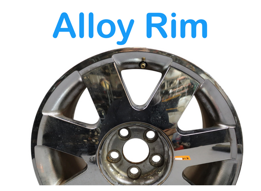 02-03 Ford Thunderbird 17" Alloy Wheel Chrome Rim 7 Spoke 17x7.5J 1W631007CB Oem