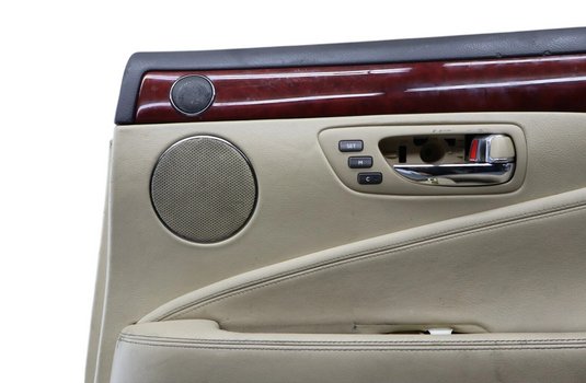 07-09 Lexus XF40 LS460 Rear Right Passenger Side Interior Door Panel Ivory Oem