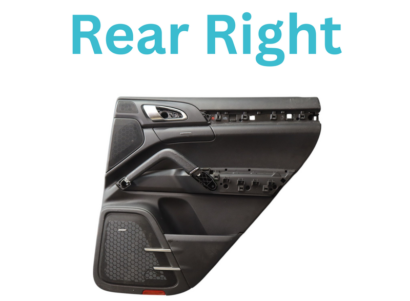 Load image into Gallery viewer, 11-18 Porsche Cayenne 958 Rear Right Side Interior Door Trim Panel Oem
